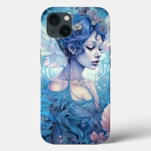 Blue Fairy Fantasy Art iPhone 13 Case