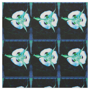 Blue Fairy Lily Fabric