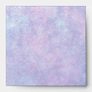 Blue Fairy on Purple Watercolor Wedding Envelopes