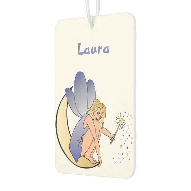Blue Fairy Personalised Car Air Freshner Car Air Freshener (Left)