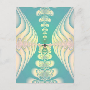 Blue Fairy Tale Postcard