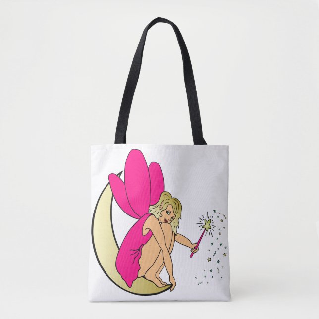 blue fairy tote bag (Front)