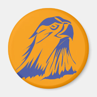 Blue Falcon Button Magnet