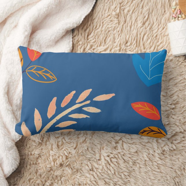 blue fall aesthetics home decor pillow (Blanket)