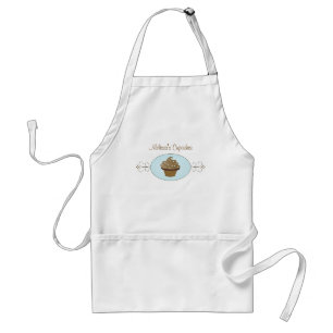 Blue Fancy Cake Standard Apron