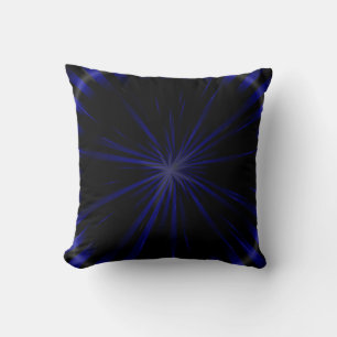 Blue Fantasy Design Abstract Pillow 32