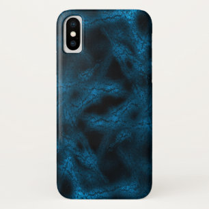Blue fantasy pattern iPhone x case