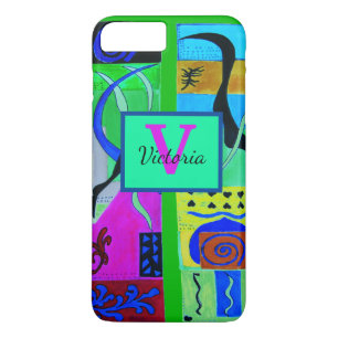 Blue Fashion Abstract Inspiration From Matisse iPhone 8 Plus/7 Plus Case