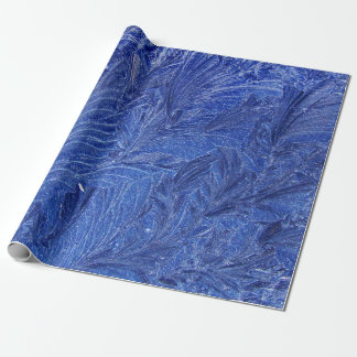 Blue Feather Wrapping Paper