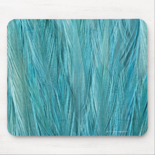 Blue Feathers Mouse Pad