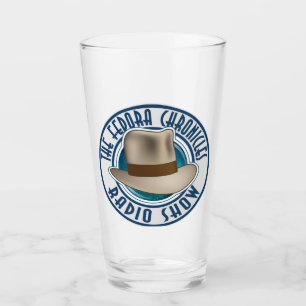 Blue Fedora Chronicles Radio Show Glass Tumbler
