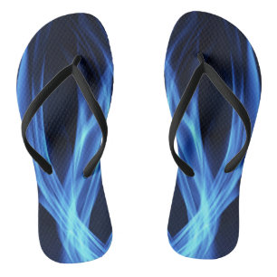 Blue Fire Thongs