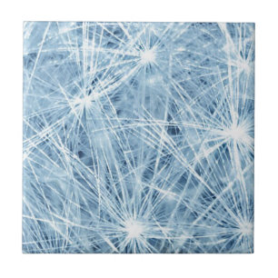 Blue Fireworks Daisy! Tile