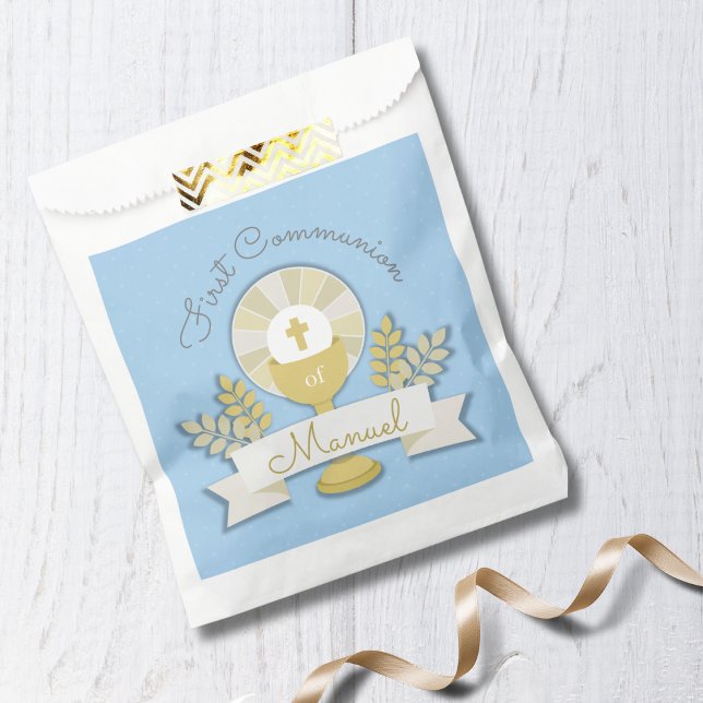 Blue First Holy communion Favour Bag (Creator Uploaded)