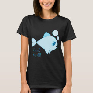 Blue Fish ‘Glub Glub’ Design T-Shirt