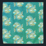 Blue Fish Bandana<br><div class="desc">Blue Fish Bandanna by ArtMuvz Illustration.  Matching Blue Fish apparel,  fishing t-shirts,  fisherman gifts.</div>