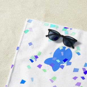 Blue Fish Beach Towel
