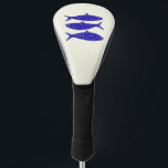 Blue Fish Italy inspired  Golf Head Cover<br><div class="desc">Enhance your golfing experience with our Illustrated Blue Fish Golf Head Cover! This striking head cover features three beautifully illustrated blue fish, adding a touch of aquatic allure to your golf clubs. Crafted with high-quality materials, our Illustrated Blue Fish Golf Head Cover not only provides excellent protection for your clubs...</div>