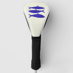 Blue Fish Italy inspired Golf Head Cover