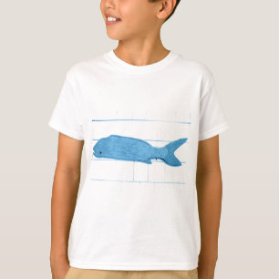 blue fish logo T-Shirt