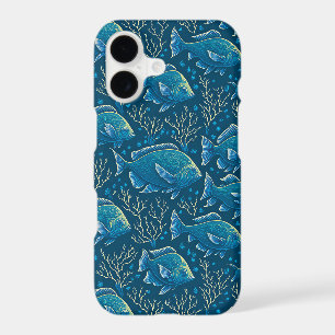Blue Fish Pattern