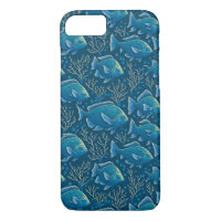 Blue Fish Pattern