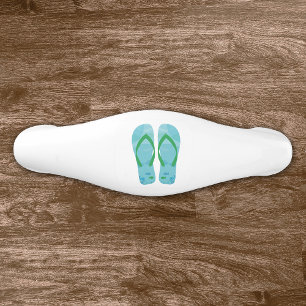 Blue Fish Summer Beach Flip Flops Door Knob