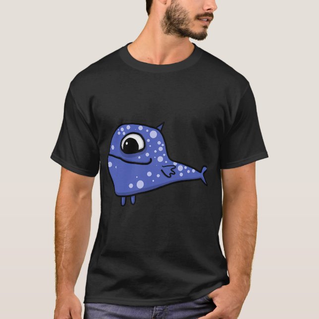blue fish T-Shirt (Front)