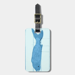 blue fish tag