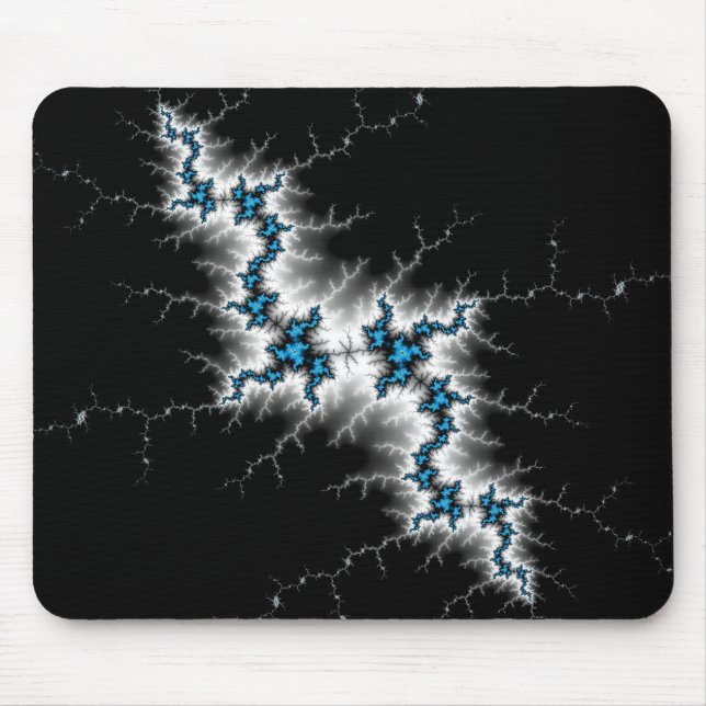 Blue Fissure Mouse Pad (Front)