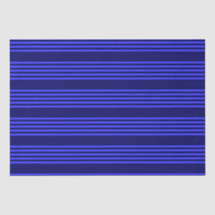 Blue five stripes pattern tissue paper