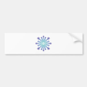 Blue Flake II Bumper Sticker