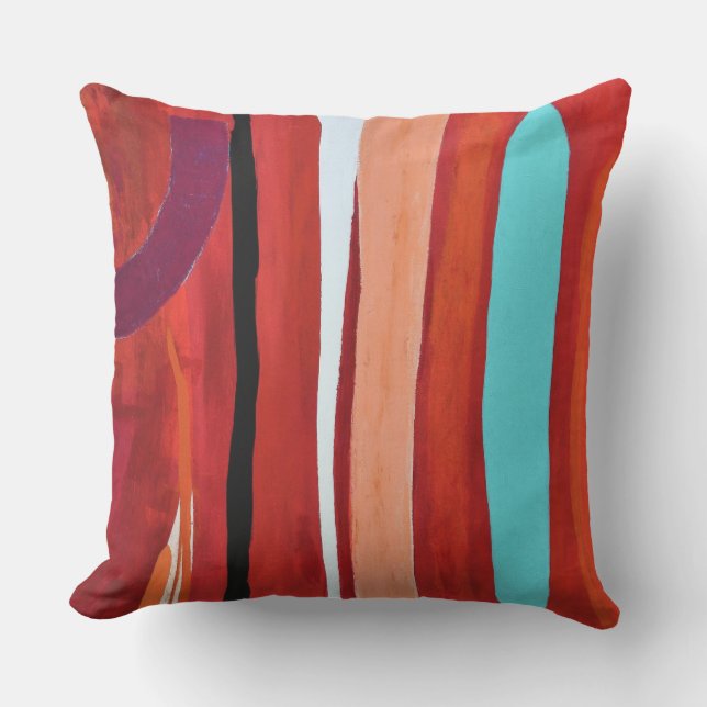 Blue Flame 20 x 20 Outdoor Throw Pillow (Front)