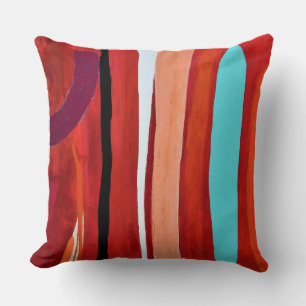 Blue Flame 20 x 20 Poly Throw Pillow
