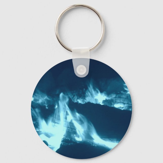 Blue Flame Key Ring (Front)