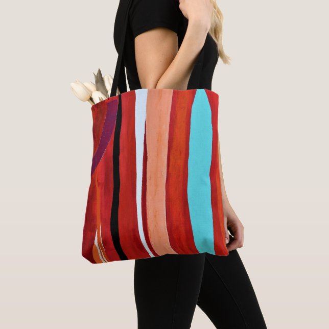 Blue Flame Tote Bag (Close Up)