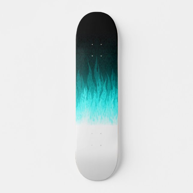 Blue Flames Skateboard (Front)