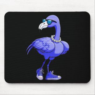 Blue Flamingo Pearls Comma La Kamala Harris 2024 Mouse Pad