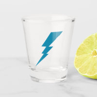 Blue Flash Lightning Bolt