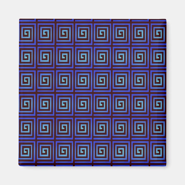 blue flashes magnet (Front)