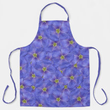 Blue Flax Seamless Pattern