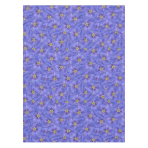 Blue Flax Seamless Pattern Tablecloth