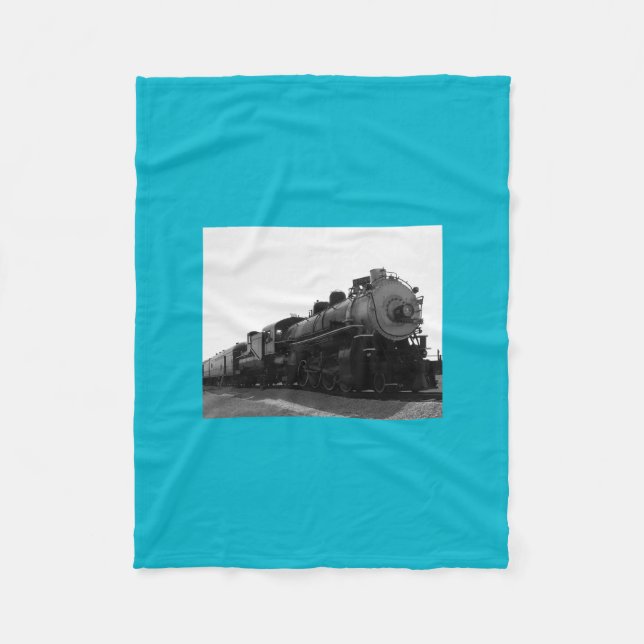 Blue Fleece Blanket Steam Engine (Front)