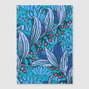 Blue Floral Antique Boho Modern
