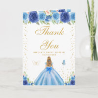 Blue Floral Blonde Hair Girl Sweet Sixteen