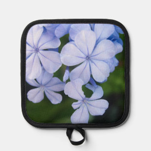Blue Floral Bokeh Pot Holder