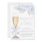 Blue Floral Bridal Brunch Shower Invitation
