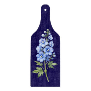 Blue Floral Cutting Board