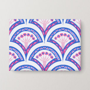 blue floral damask pattern