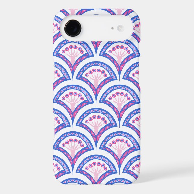 blue floral damask pattern  (Back)
